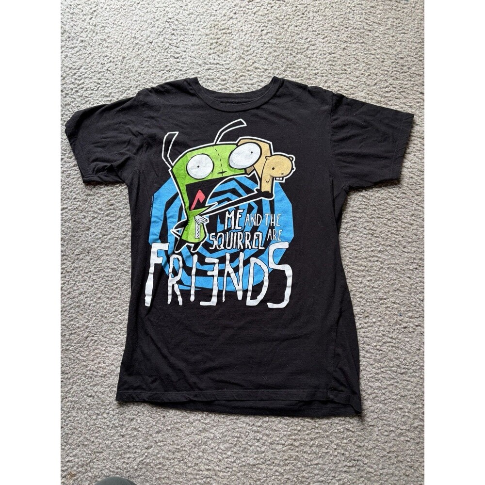 Invader Zim GIR "Me and the Squirrel Are Friends" T-Shirt MED